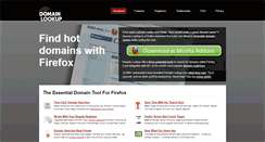 Desktop Screenshot of domainlookup.org
